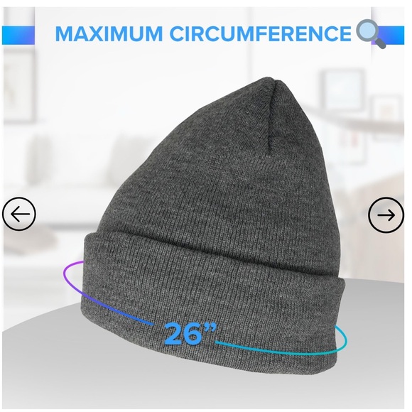 NEW Defender Shield Gray Beanie Lined for EMF protection - Picture 3 of 6